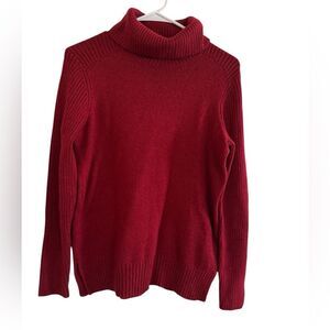 Lucky Brand Red/Mahroonish High neck Sweater